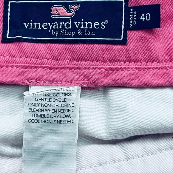 Vineyard Vines Shorts Golf Pink Men’s Flat Front - Picture 9 of 10